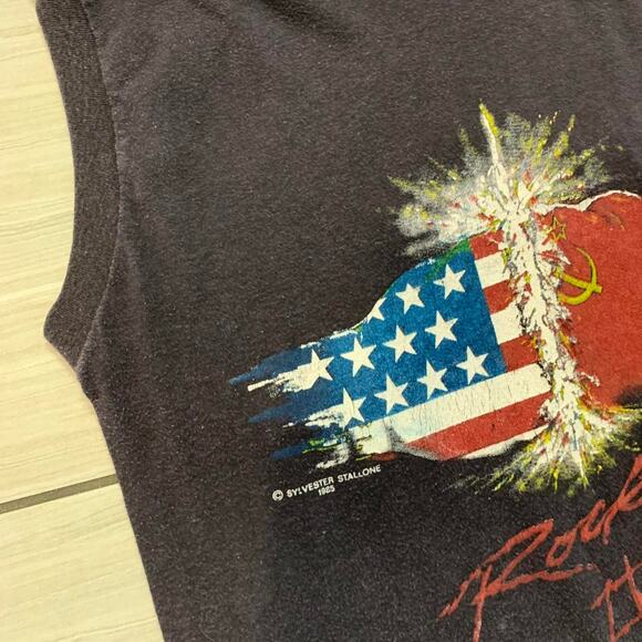 Vintage 1985 Official  Rocky IV T-Shirt - Picture 2 of 5